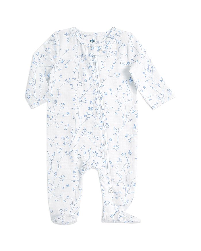 Aden And Anais Unisex Floral Print Footie - Baby In Vineyard