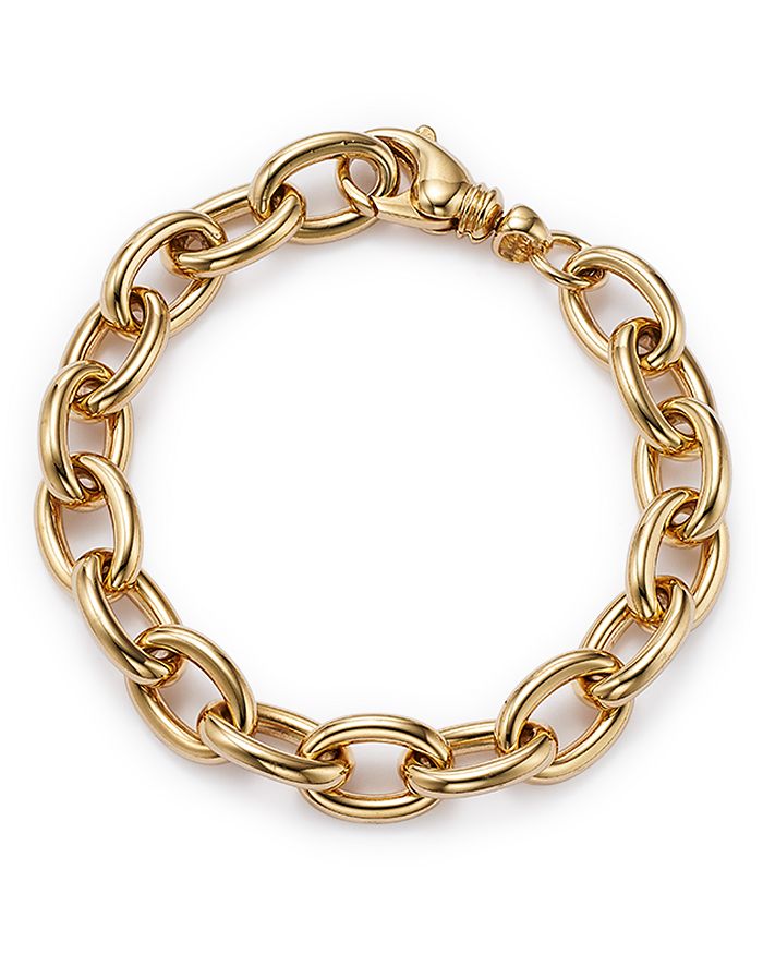 Alberto Amati 14k Yellow Gold Oval Link Chain Bracelet - 100% Exclusive