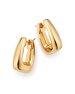 Alberto Amati 14K Yellow Gold Rectangle Puff Hoop Earrings - 100% Exclusive