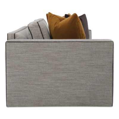 Welt Played Fabric Sofa