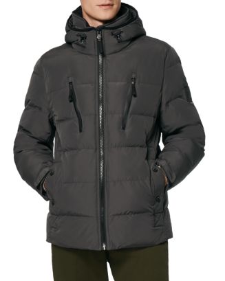 Andrew Marc Marc New York Montrose Mid Length Water Resistant Puffer ...