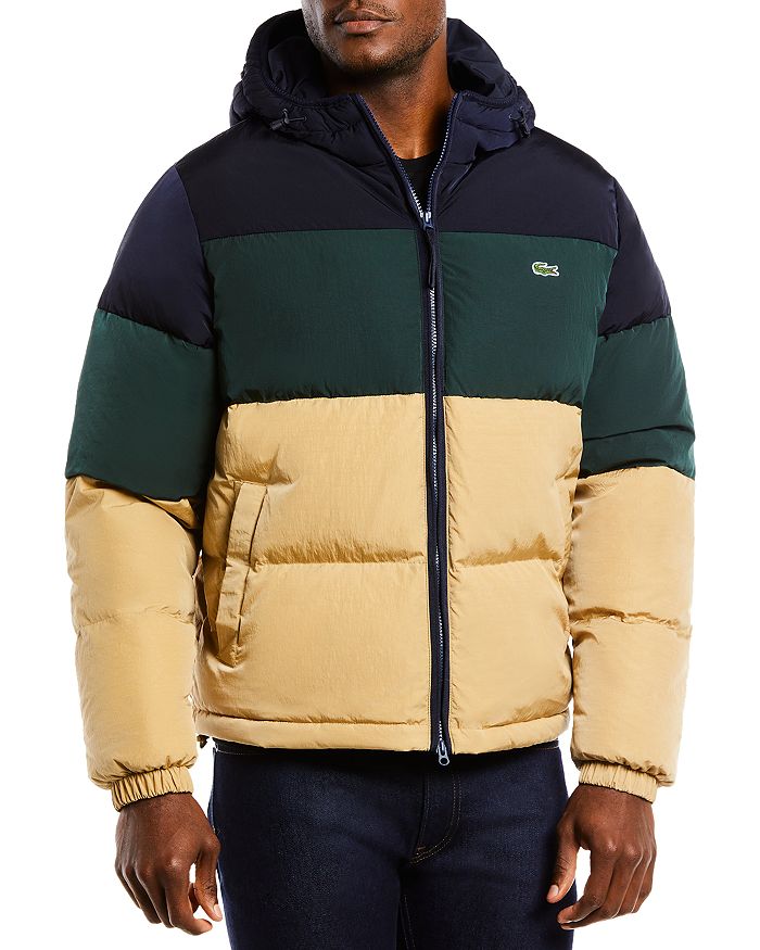 Lacoste Colorblocked Puffer Jacket | Bloomingdale's
