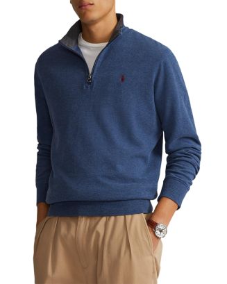 Polo Ralph Lauren Jersey Quarter Zip Pullover Sweater | Bloomingdale's