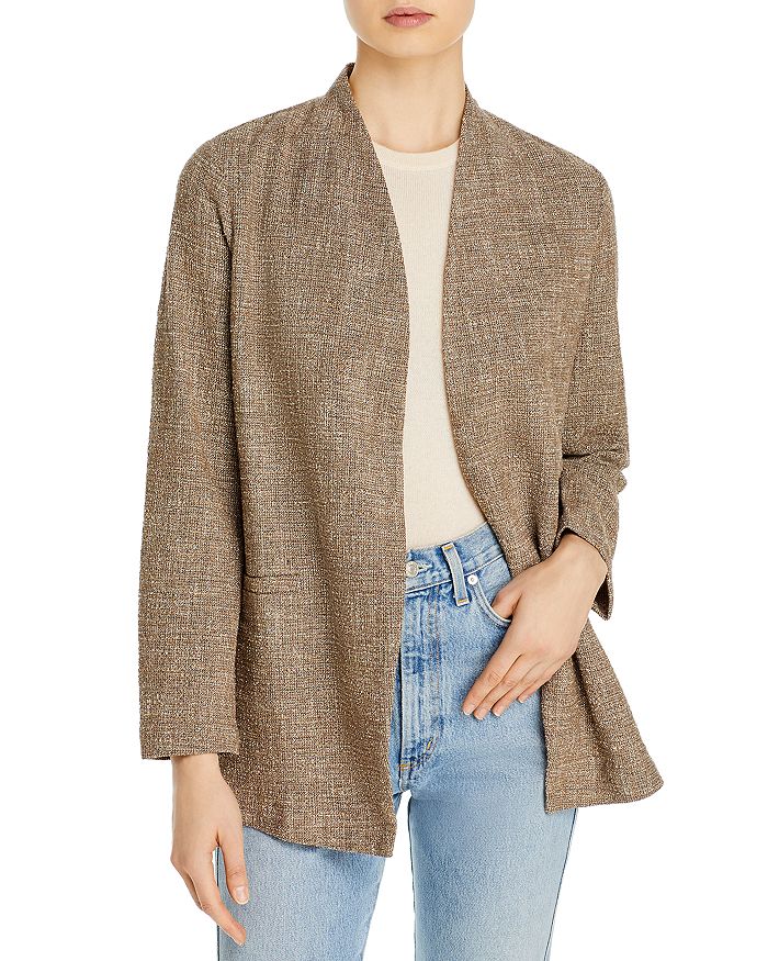 Eileen fisher tweed best sale jacket