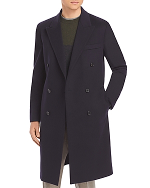 Paul Smith Wool & Cashmere Double-Breasted Slim Fit Topcoat