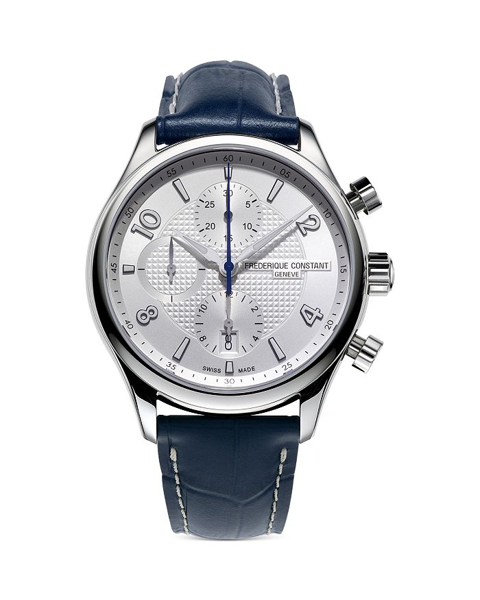 Frederique Constant Runabout Chronograph, 42mm In Silver