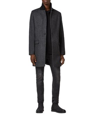 all saints trench coat mens