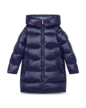 SAVE THE DUCK SAVE THE DUCK GIRLS' HOODED PUFFER COAT - LITTLE KID, BIG KID,S4551G-LUCKY