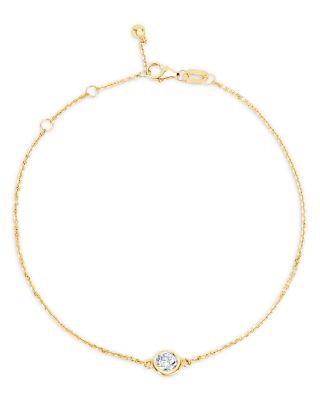 Bloomingdale's Fine Collection - Diamond Bezel Bracelet in 14K Yellow Gold, 0.20 tcw
