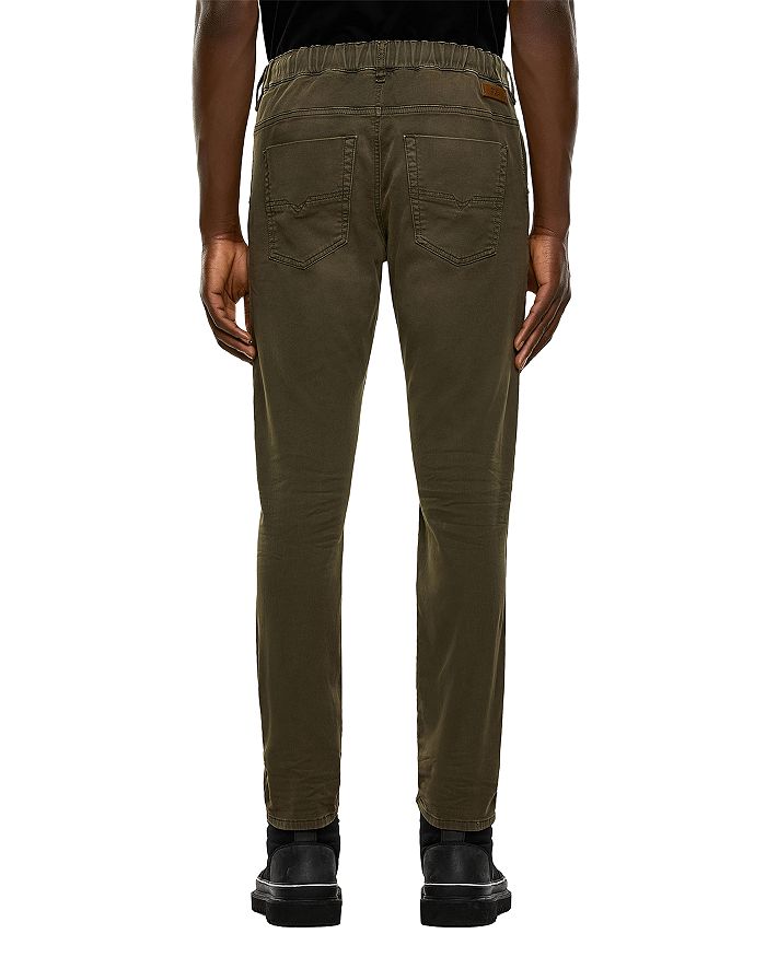 Shop Diesel Krooley-e-ne Slim Straight Jeans In Olive