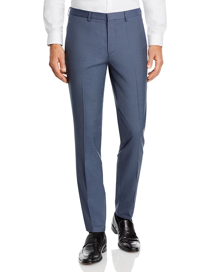 HUGO Hesten Textured Weave Extra Slim Fit Suit Pants | Bloomingdale's