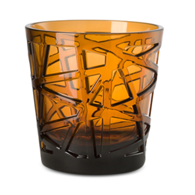 Mario Luca Giusti Acrylic David Tumbler In Amber
