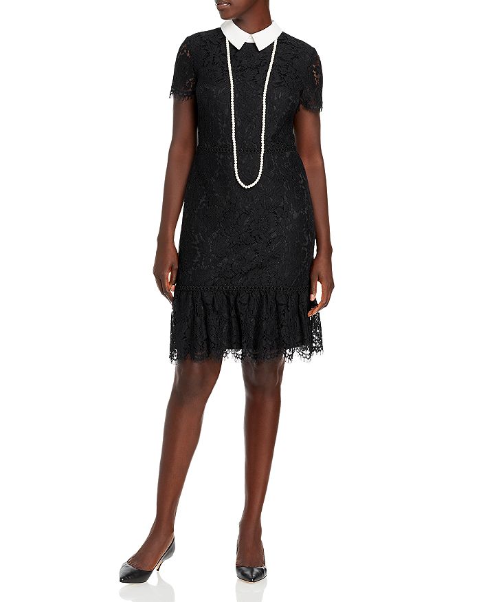 Karl Lagerfeld Lace Dress Karl Lagerfeld Women's Black Lace Dress Casual  Dresses