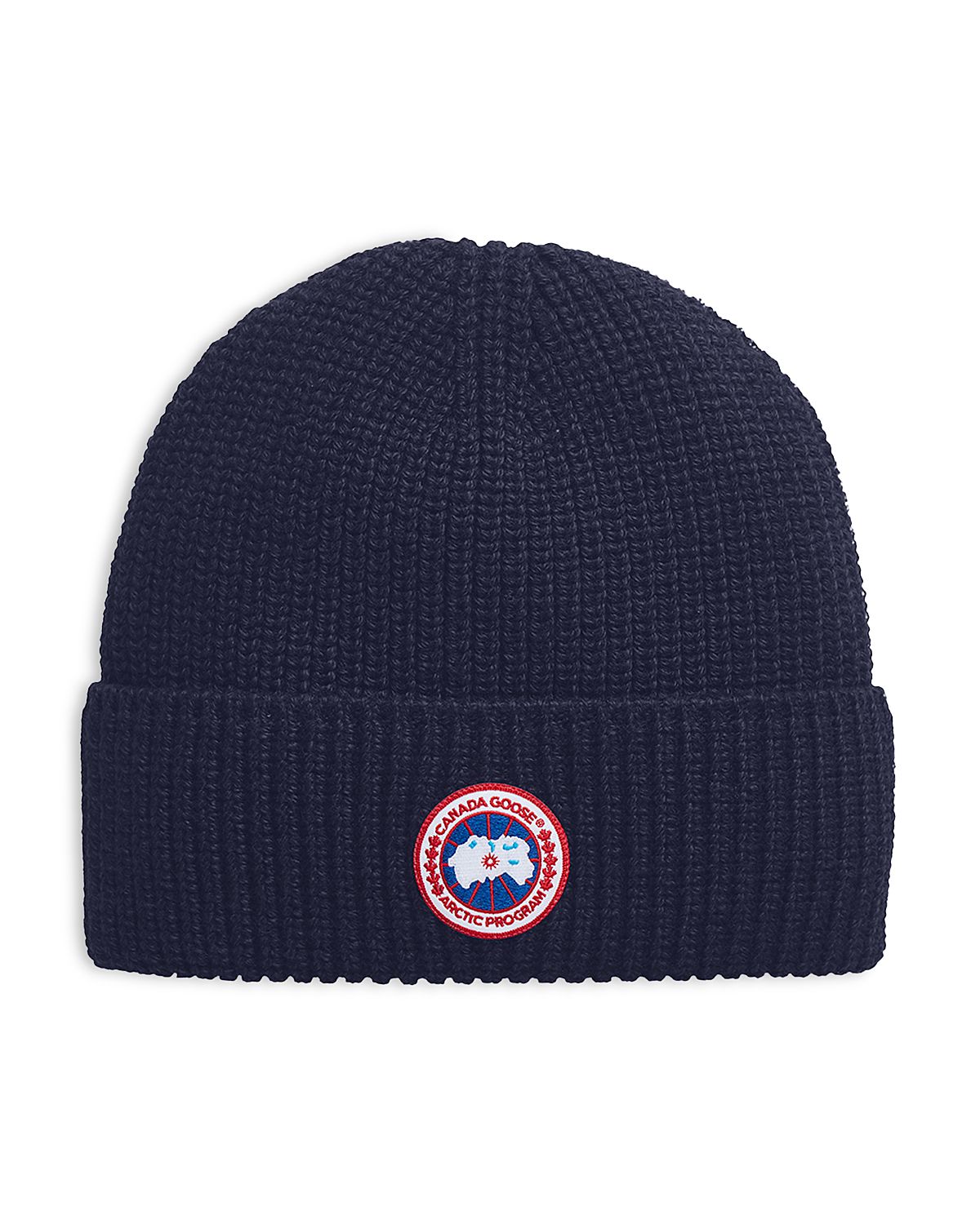 Canada Goose Arctic Disc Merino Wool Ribbed Toque