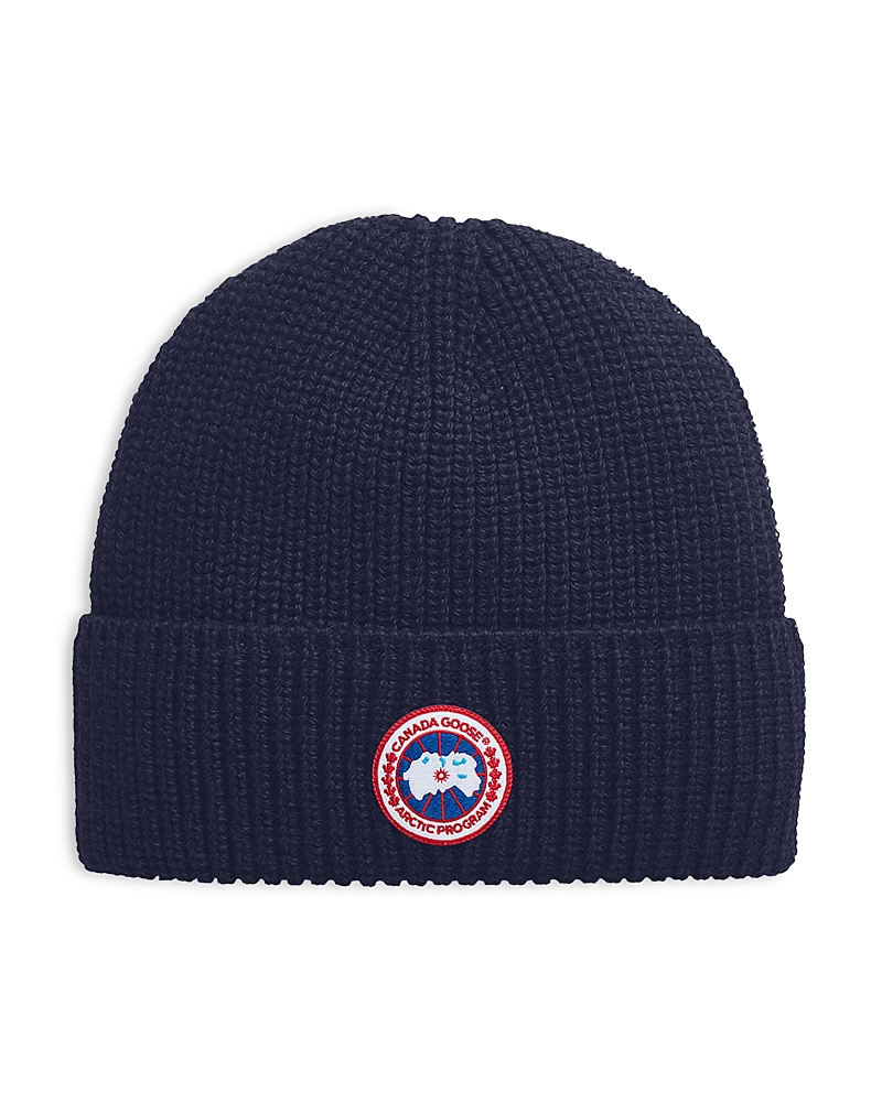 Canada Goose Arctic Disc Merino Wool Ribbed Toque