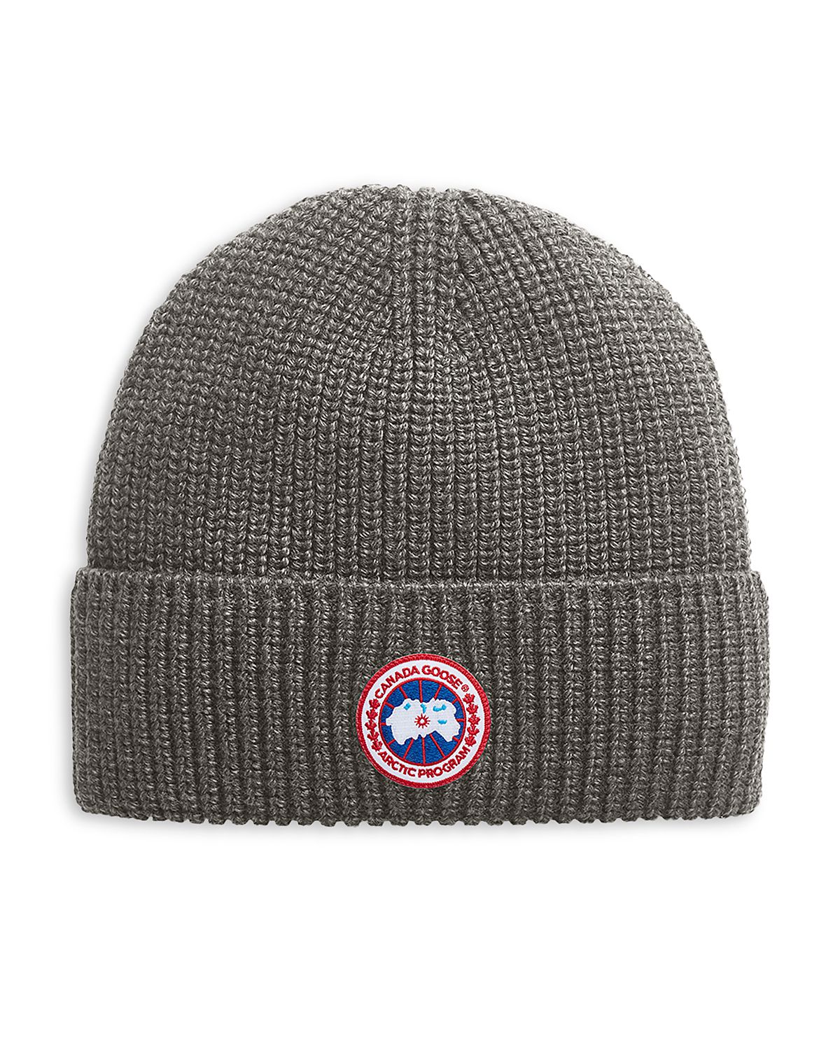 Canada Goose Arctic Disc Merino Wool Ribbed Toque