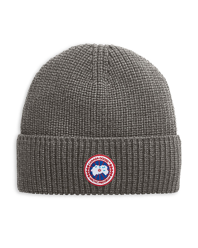 Canada Goose Arctic Disc Merino Wool Ribbed Toque