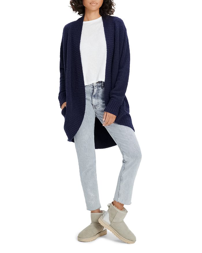 Ugg Fremont Open-front Circle Cardigan In Navy