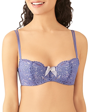 B.tempt'd By Wacoal Ciao Bella Lace Underwire Balconette Bra In Marlin