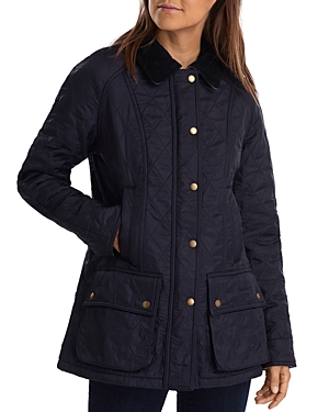 Shop Barbour Beadnell Polarquilt Jacket In Navy