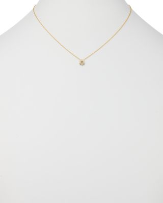 18K Yellow Gold Diamond Star of David Pendant Necklace, 16-18"