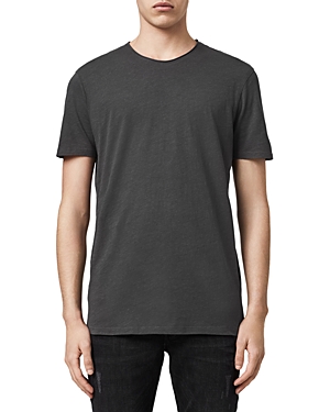 Allsaints Figure Tee In Washed Black