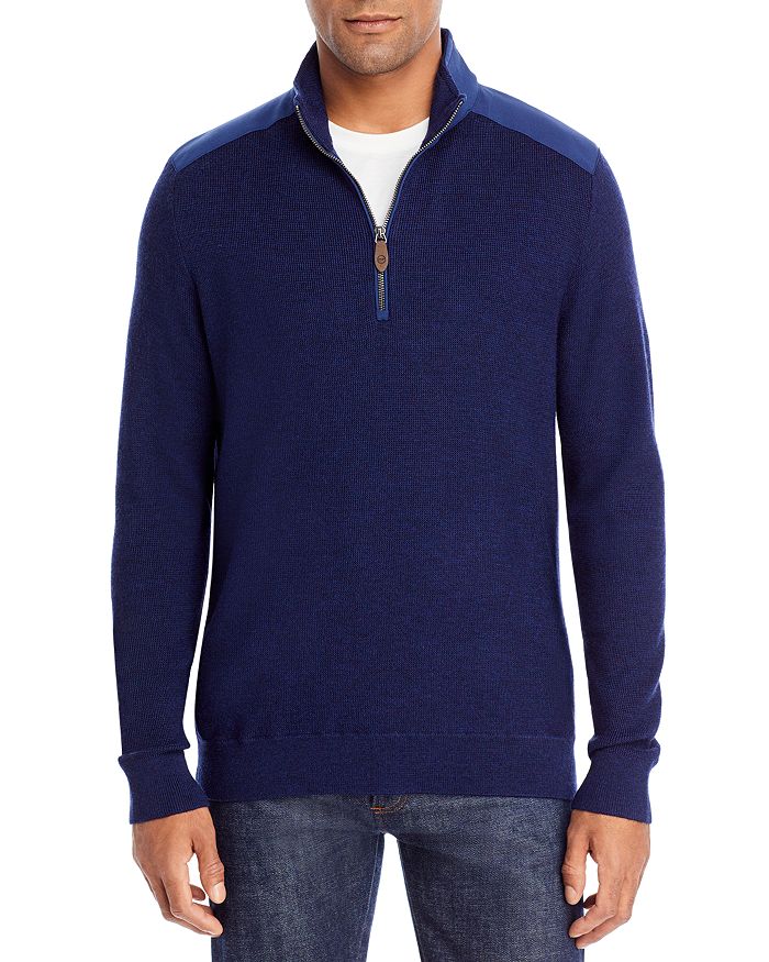 Vineyard Vines Grant Merino Wool Half Zip Sweater | Bloomingdale's