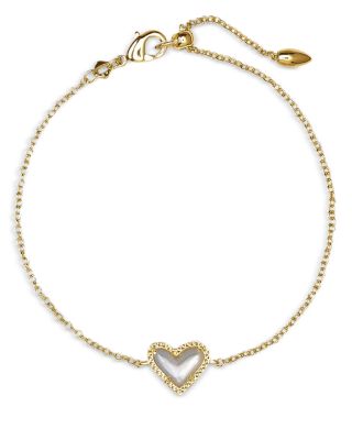 Kendra Scott - Ari Mother of Pearl Heart Chain Bracelet