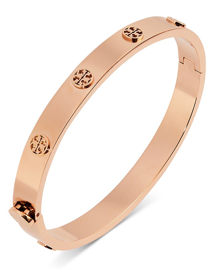 tory burch miller rose gold tan