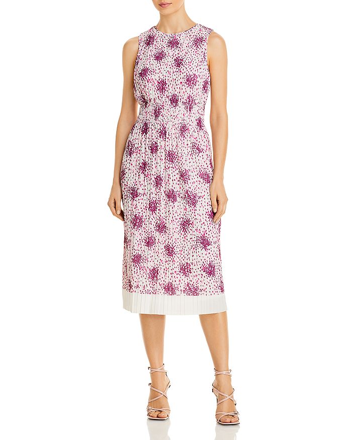 BOSS Edroba Printed Midi Dress Bloomingdale s