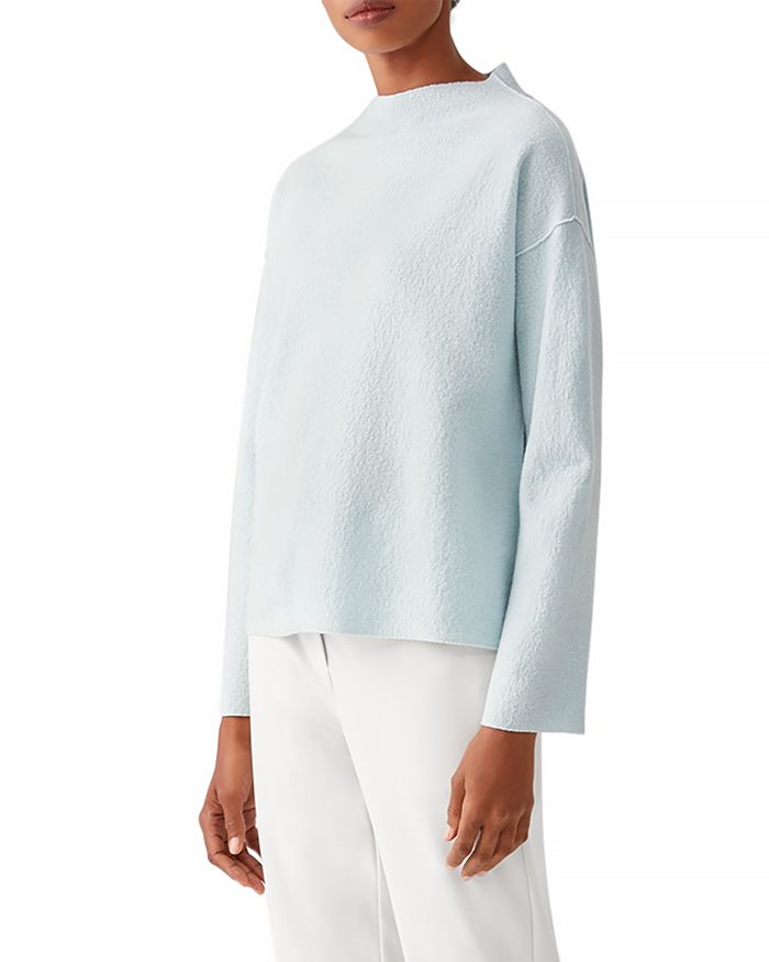 Eileen Fisher Funnel Neck Sweater Bloomingdale's