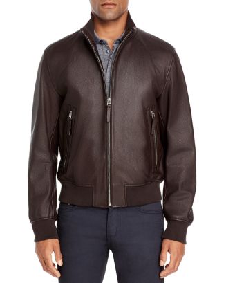 BOSS Neovel Leather Jacket | Bloomingdale's