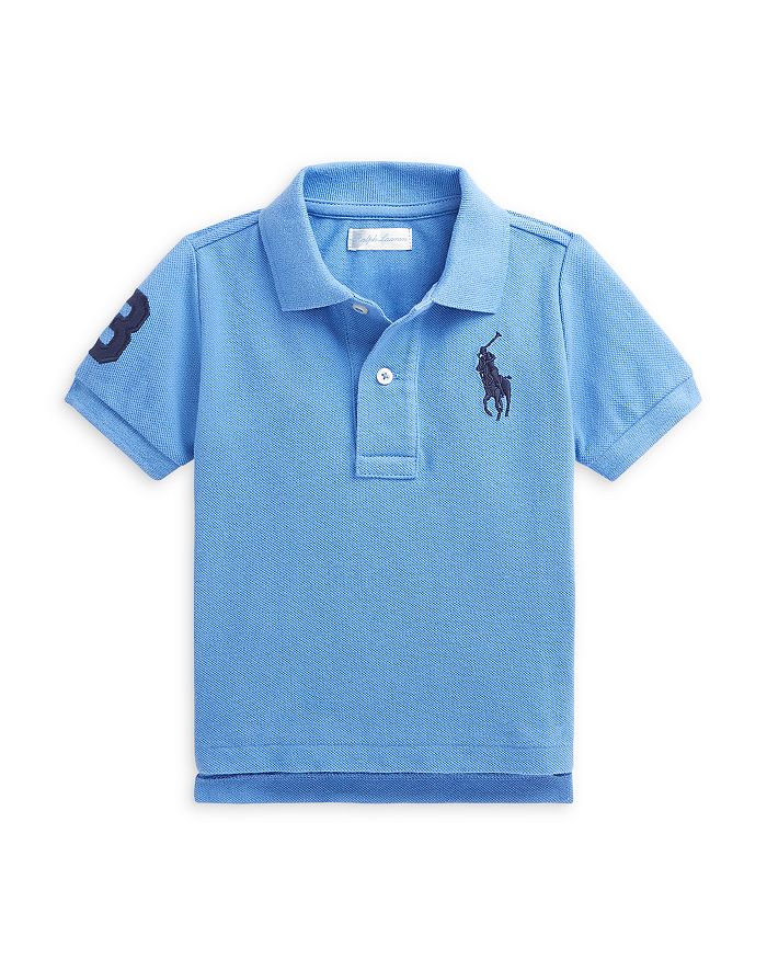 Ralph Lauren Baby Boys Logo Polo Shirt in Blue