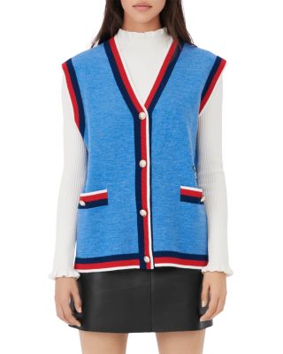 Maje - Marshall Sleeveless Cardigan