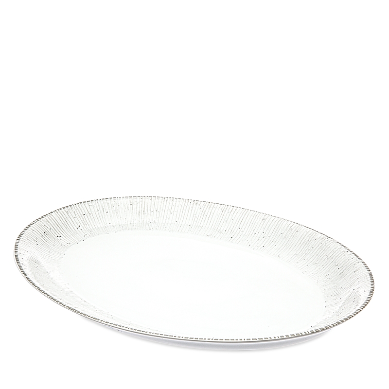 Ricci Argentieri Payton 14 Platter In White/black