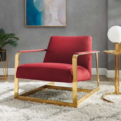 Seg Performance Velvet Accent Chair