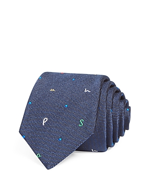 Paul Smith Logo & Dots Silk Skinny Tie
