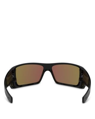  Batwolf Rectangular Sunglasses, 58mm