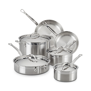 Hestan Probond Forged Stainless Steel 10-piece Cookware Set