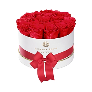 Eternal Roses Empire Small Gift Box In Scarlet