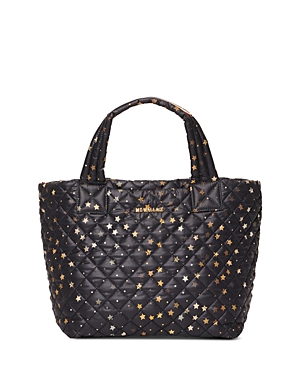 Mz Wallace Small Metro Tote In Gold Star