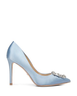 Women's Cher Crystal Buckle Pumps