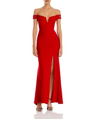 HSN Holiday Red Evening Dresses