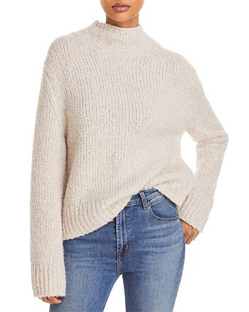 Vince Textured Funnel Neck Sweater | Bloomingdale's