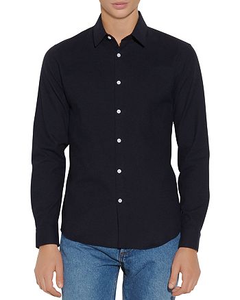 Sandro Supra Flannel Slim Fit Button-Front Shirt | Bloomingdale's