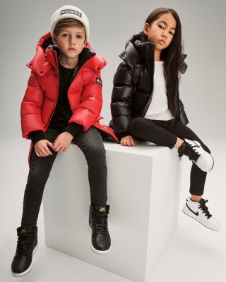Unisex Detachable Hood Down Kennie Jacket - Big Kid