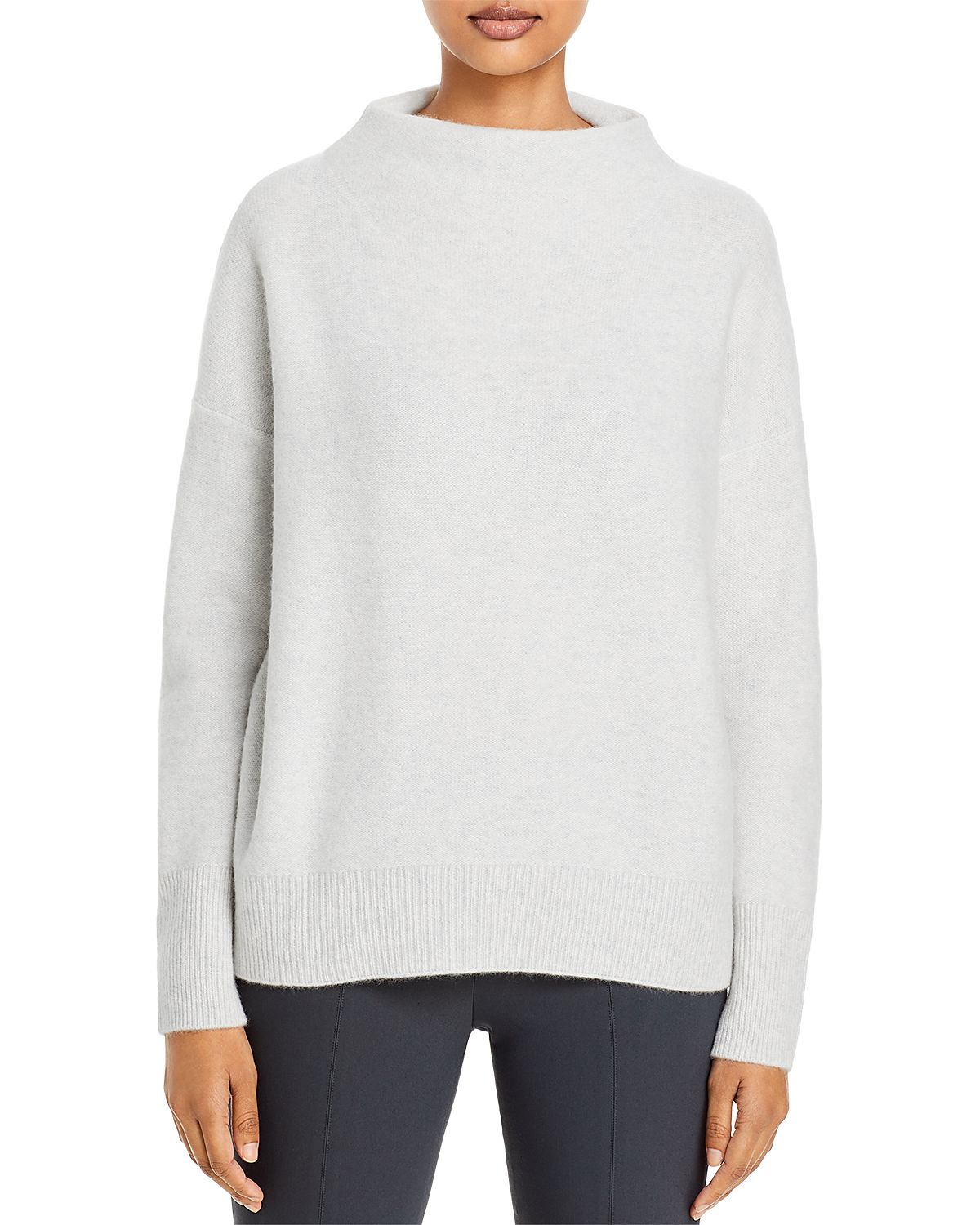 Vince Boiled Cashmere Funnel Neck Sweater