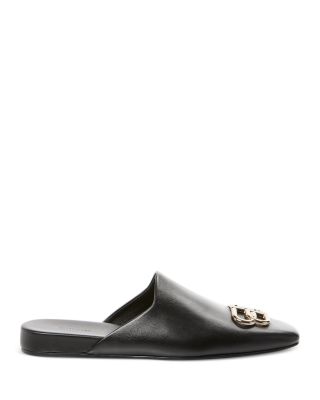 designer flat mules