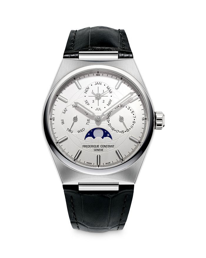 Frederique Constant Federique Constant Highlife Perpetual Calendar Manufacture Watch, 41mm In Black/silver