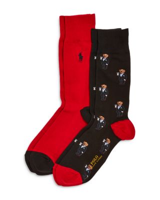 ralph lauren martini bear socks